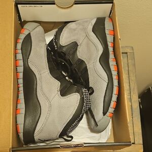 Jordan 10 Retro GS Cool Grey/Infared
